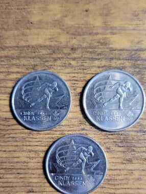 Set Of Three (3) Cindy Klassen 25 Cent Canadian Commerative Quarters